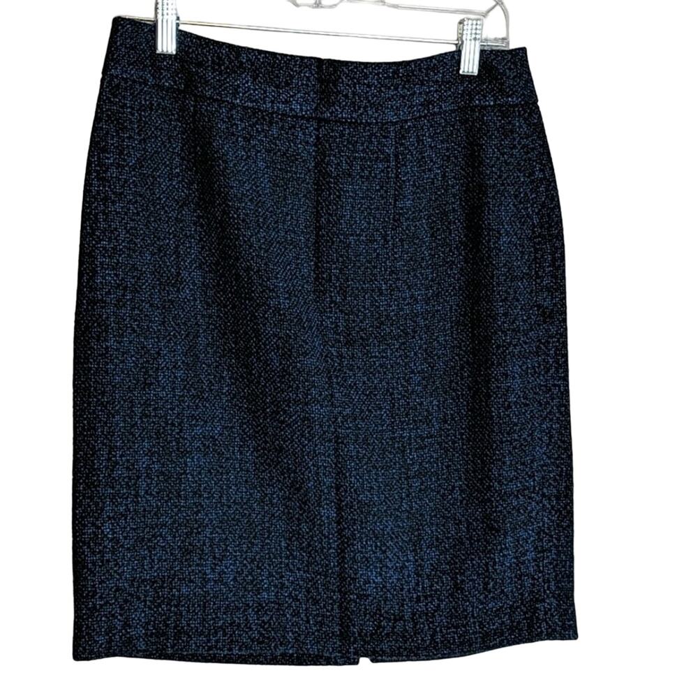 EUC Banana Republic Pencil Skirt Black/Blue